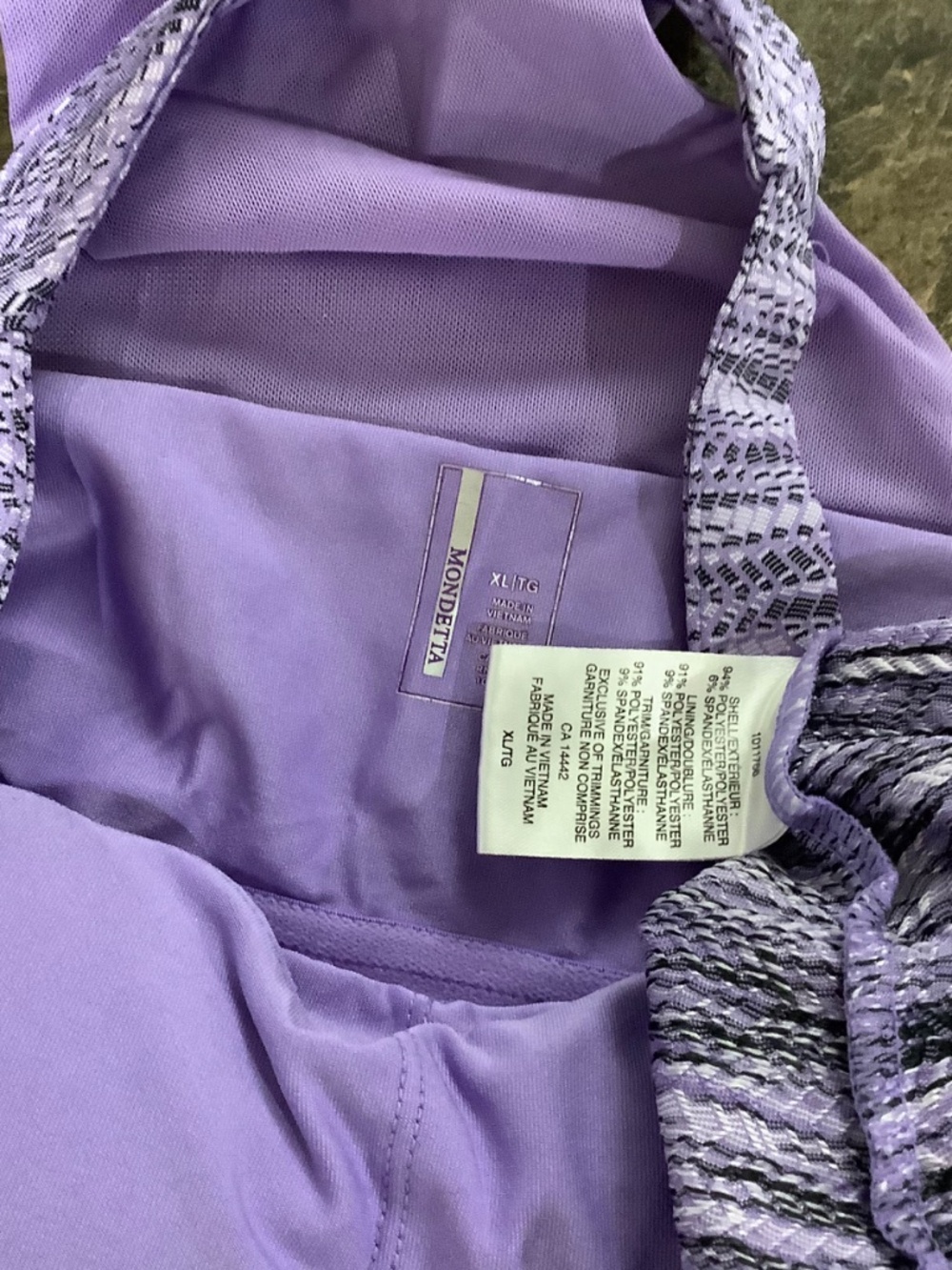 Mondetta Sporty Bra Dress XL 39/40 bust - Picture 9 of 9